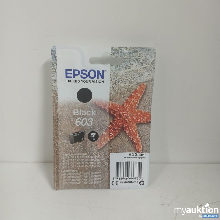 Artikel Nr. 877752: Epson Black 603 3,4ml