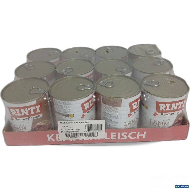 Artikel Nr. 893752: Rinti Kennerfleisch Lamm 12x800g