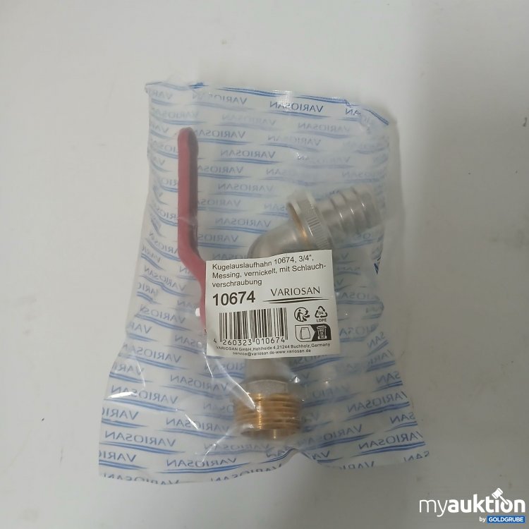 Artikel Nr. 916752: Variosan Kugelauslaufhahn 10674 3/4" 