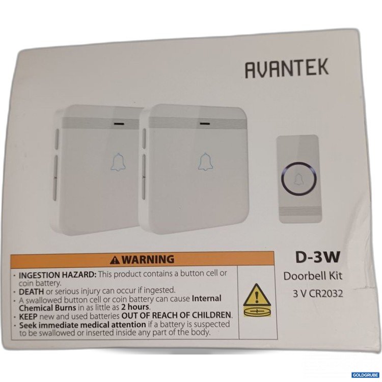 Artikel Nr. 922752: AVANTEK D-3W Doorbell Kit