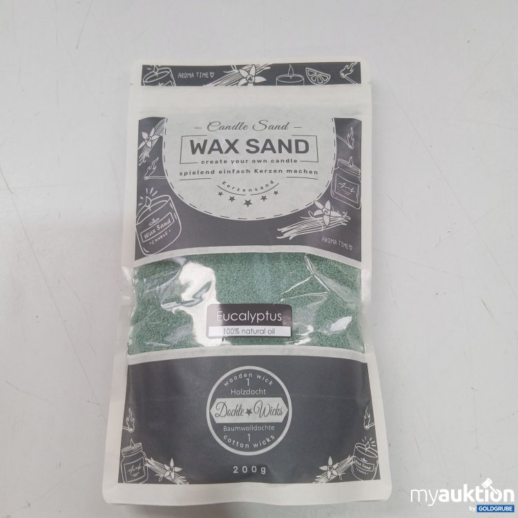 Artikel Nr. 970752: Candle Sand Wax Sand 200g Eucalyptus 