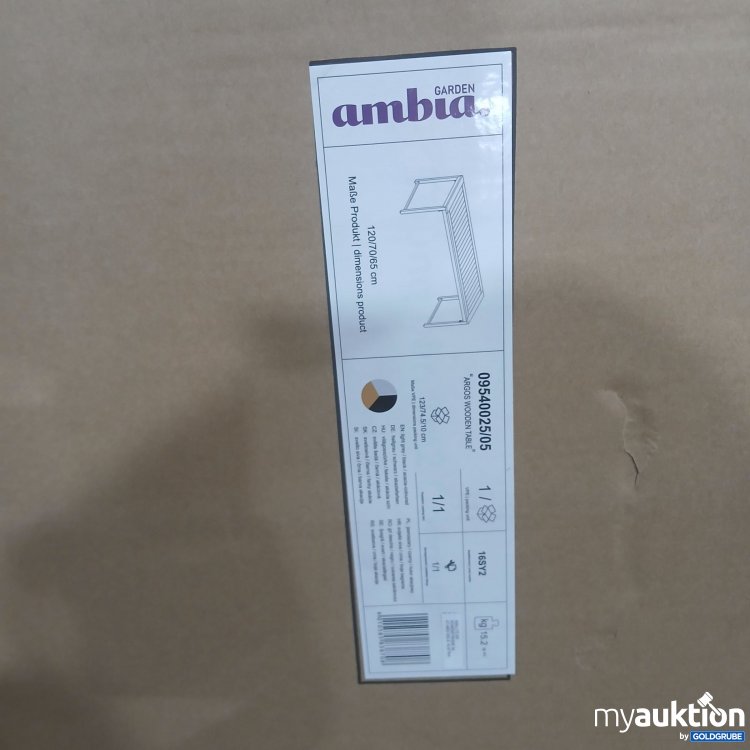 Artikel Nr. 995752 Artikel Nr. 995752: Ambia Garden Argos Holztisch 09540025/05 ca 120x70x65cm