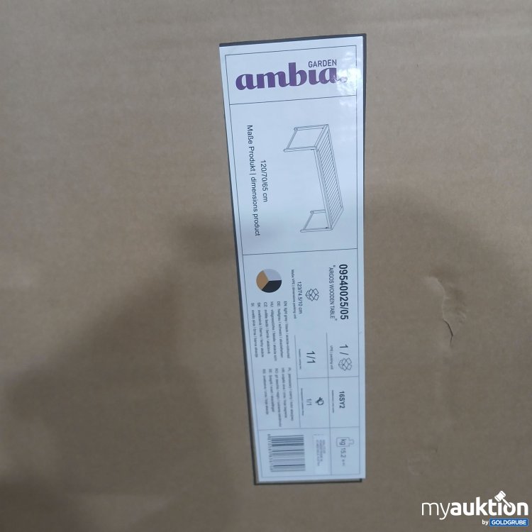 Artikel Nr. 995752 Artikel Nr. 995752: Ambia Garden Argos Holztisch 09540025/05 ca 120x70x65cm