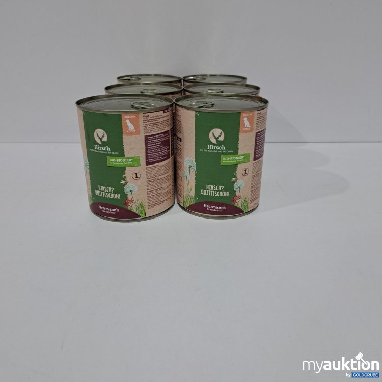 Artikel Nr. 808753: Hirsch mit Bio Kartoffeln und Bio Quitte 800g