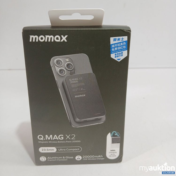 Artikel Nr. 899753: Momax Magnetic Wireless Battery Pack 23.5mm Q.MAG X2