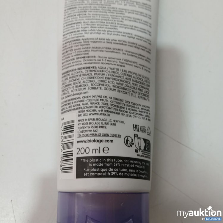 Artikel Nr. 918753: Biolage Hydra Source Conditioning Balm 200 ml