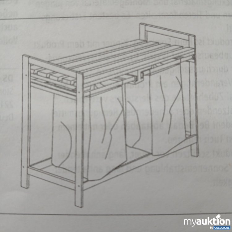 Artikel Nr. 921753: Lumaland Wäscheboxen aus Holz und Stoff