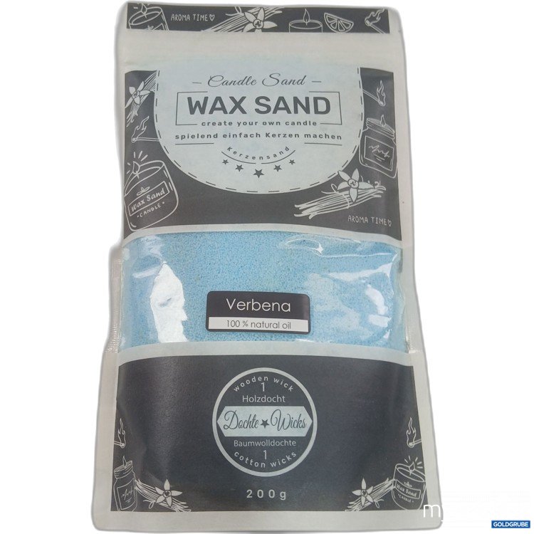 Artikel Nr. 970753: Candle Sand Wax Sand 200g Verbena 