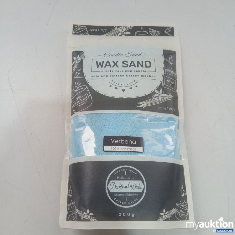 Artikel Nr. 970753: Candle Sand Wax Sand 200g Verbena 