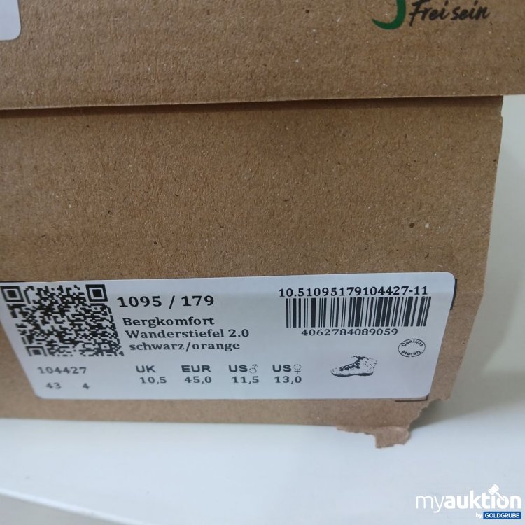 Artikel Nr. 983753: Bär frei seinTerra Nova Wanderschuhe Bergkompass 2.0 schwarz/orange