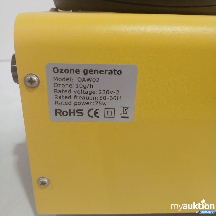 Artikel Nr. 998753 Artikel Nr. 998753: Ozone generato OAW02