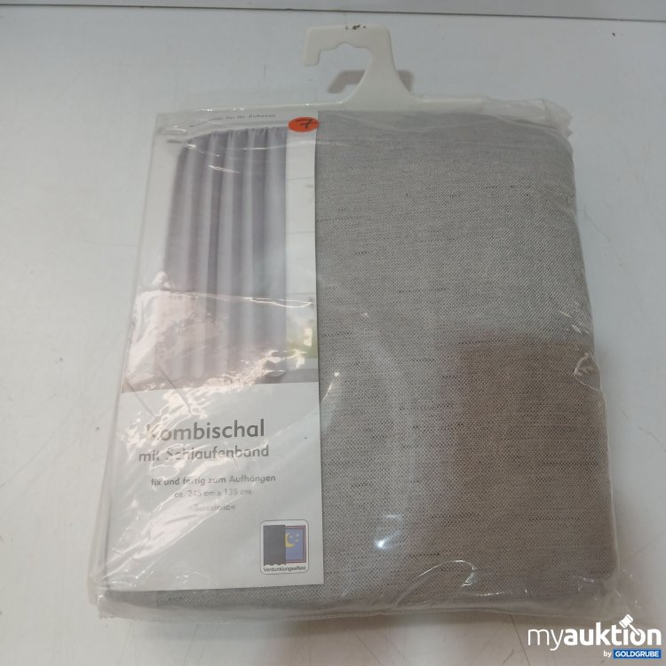Artikel Nr. 446754 Artikel Nr. 446754: Kombischal mit Schlaufenband grau ca 245cmx135cm