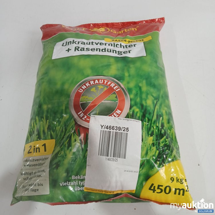 Artikel Nr. 867754: Wolf Garten Unkrautvernichter + Rasendünger 9kg 