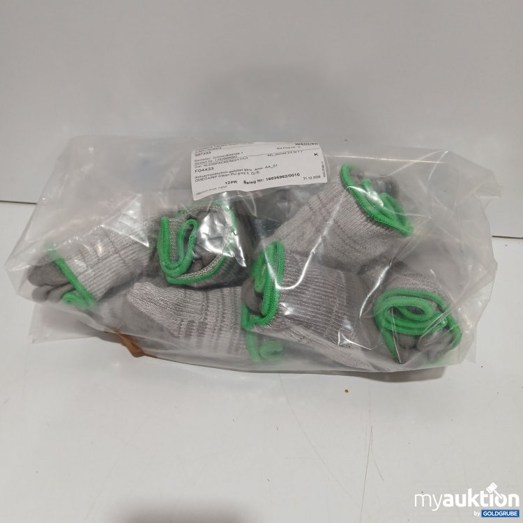 Artikel Nr. 954754: 12 Paar Haberkorn Schutzhandschuhe grey Gröss8 8 F04433