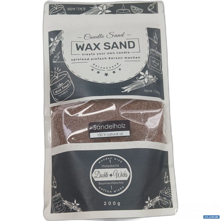 Artikel Nr. 970754: Candle Sand Wax Sand 200g Sandelholz 