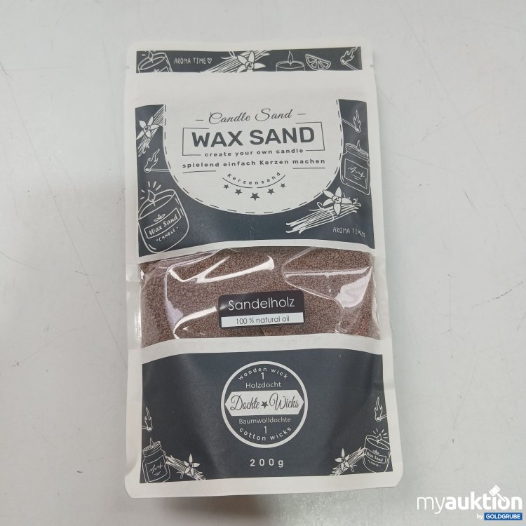 Artikel Nr. 970754: Candle Sand Wax Sand 200g Sandelholz 