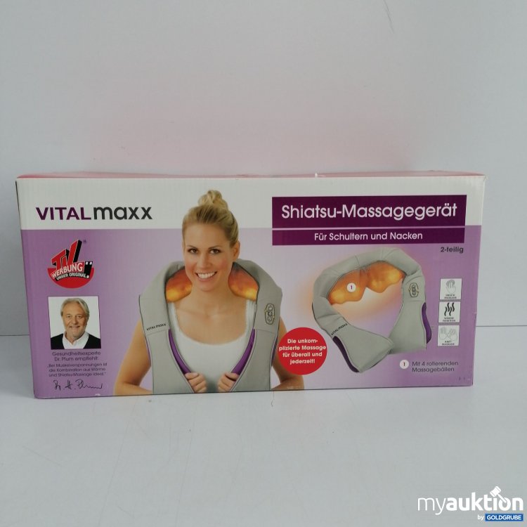 Artikel Nr. 399755 Artikel Nr. 399755: Vital Maxx Shiatsu Massagegerät Schulter/Nacken 2 tlg