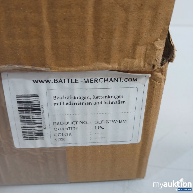 Artikel Nr. 440755: Battle Merchant Bischofskragen, Kettenkragen mit Lederriemen und Schnallen ULF-BTW-BM 