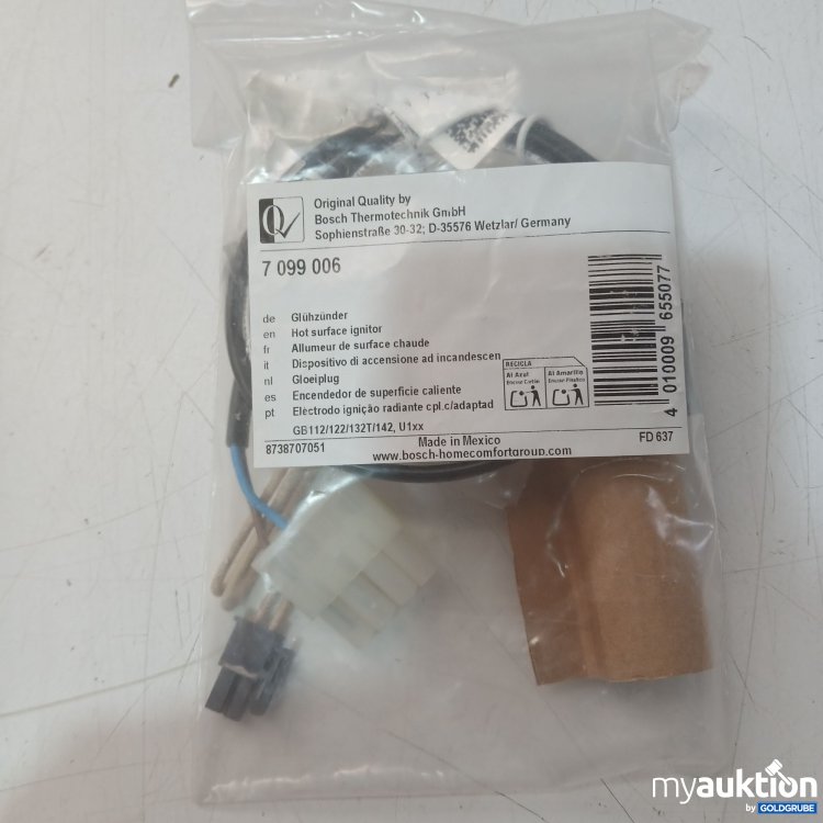 Artikel Nr. 446755 Artikel Nr. 446755: Bosch Thermotechnik Glühzünder 7099006