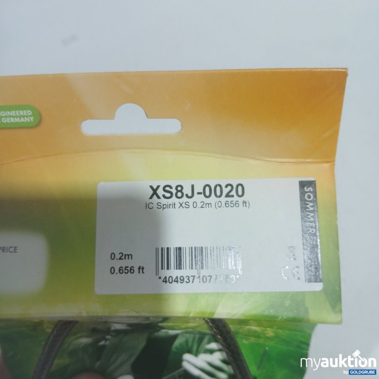 Artikel Nr. 468755 Artikel Nr. 468755: Sommer Groove+ IC Spirit XS Kabel 0,2 m XS8J-0020