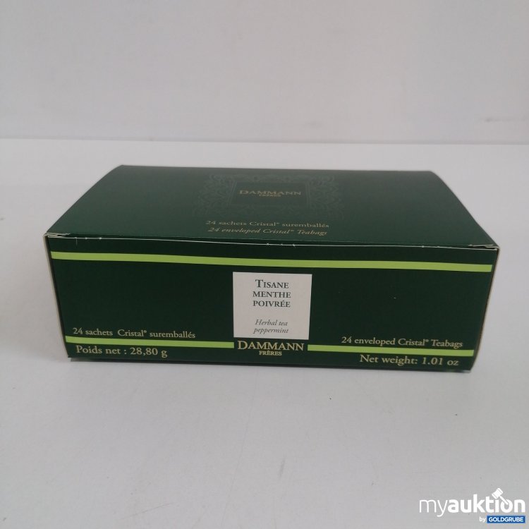 Artikel Nr. 855755 Artikel Nr. 855755: Dammann 24 enveloped Cristal Teabags Menthe Poivree