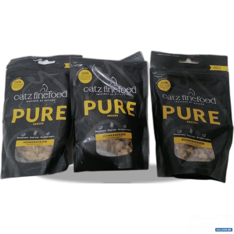 Artikel Nr. 889755 Artikel Nr. 889755: Catz finefood Pure Snacks Hühnerherzen 3x35g