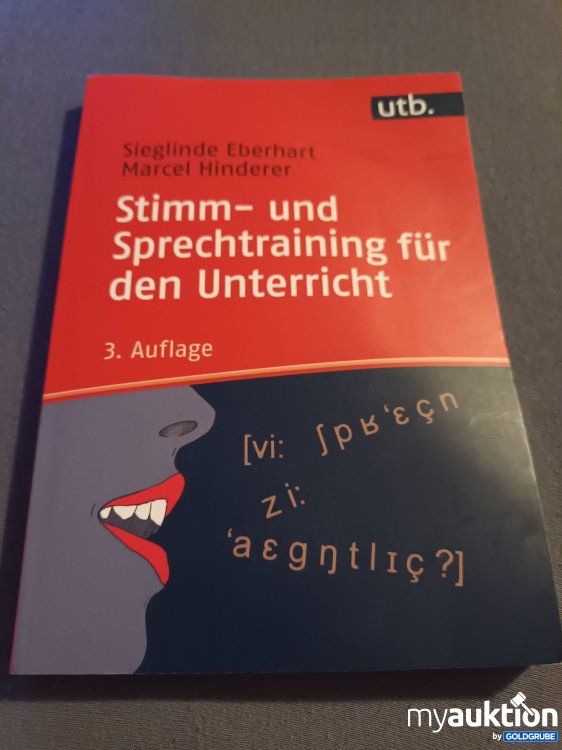 Artikel Nr. 901755: Stimm und Sprechtraining für den Unterricht 