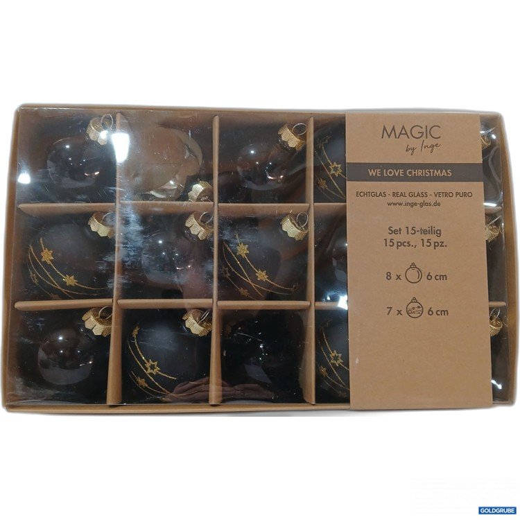 Artikel Nr. 921755: Inge Magic 15-teiliges Weihnachtskugel-Set Art.No. 40646P417