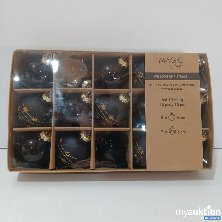 Artikel Nr. 921755: Inge Magic 15-teiliges Weihnachtskugel-Set Art.No. 40646P417