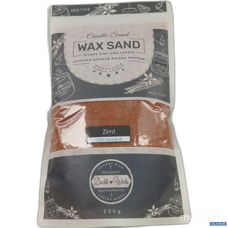 Artikel Nr. 970755: Candle Sand Wax Sand 200g Zimt 