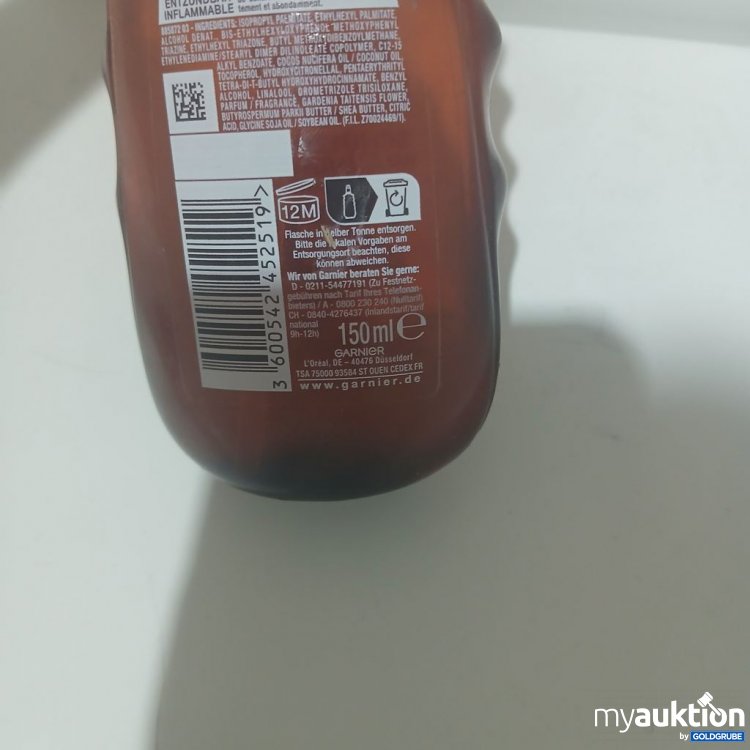 Artikel Nr. 981755 Artikel Nr. 981755: Garnier Ambre Solaire Ideal Bronze Schützendes Bräunungsöl