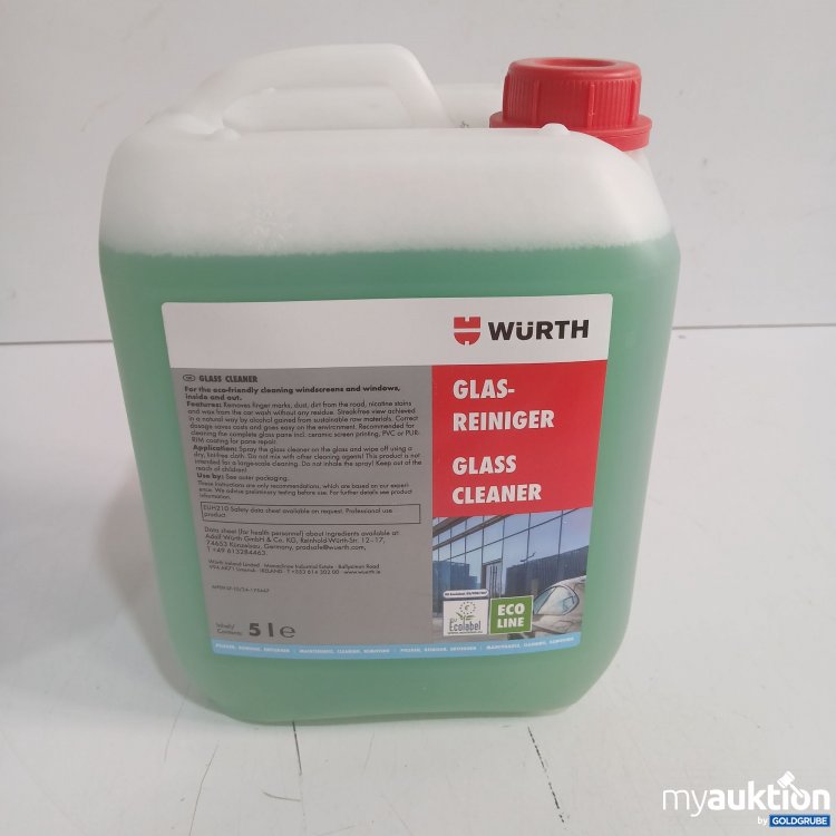 Artikel Nr. 447756 Artikel Nr. 447756: Würth Glas Reiniger 5L