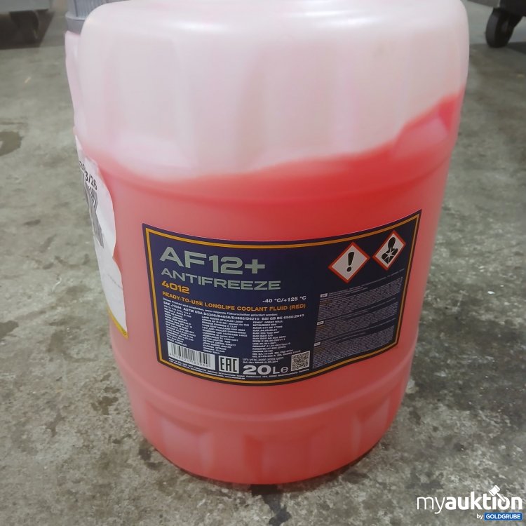Artikel Nr. 464756: AF12+ Antifreeze Kühlflüssigkeit rot 20L