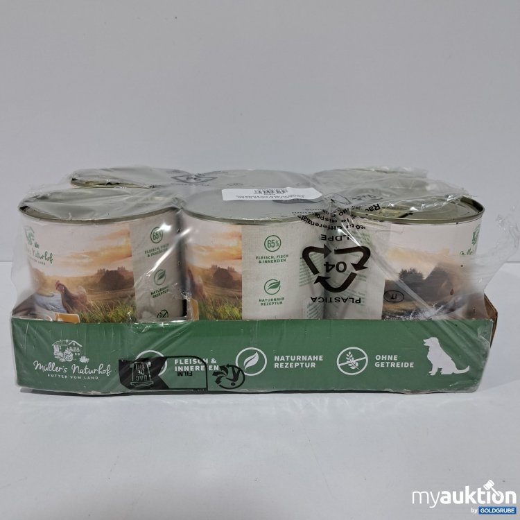 Artikel Nr. 808756: Müllers Naturhof Hundefutter Huhn und Forelle 6x800g
