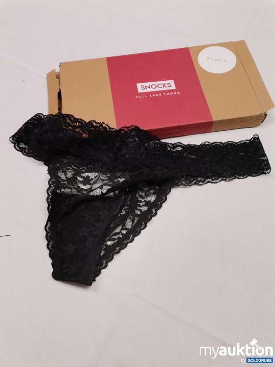 Artikel Nr. 823756 Artikel Nr. 823756: Snocks full lace Thongs schwarz