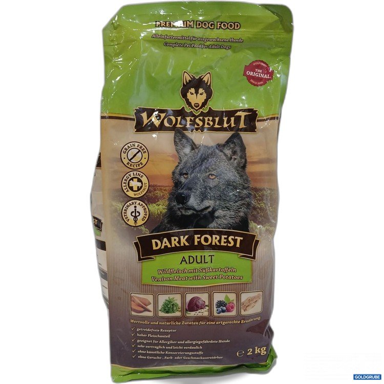 Artikel Nr. 896756: Wolfsblut Dark Forest Adult Wildfleisch mit Süßkartoffeln  2kg 