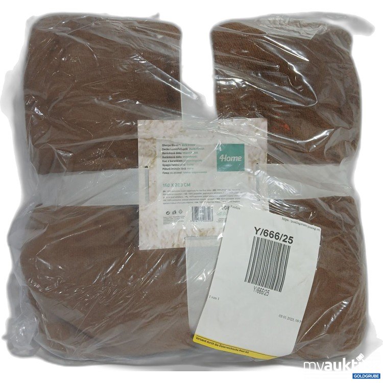 Artikel Nr. 910756 Artikel Nr. 910756: 4Home Decke Lammfelloptik dunkelbraun 150x200cm