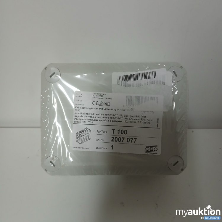 Artikel Nr. 916756: OBO Kabelabzweigkasten mit Einführungen 150x116x67cm