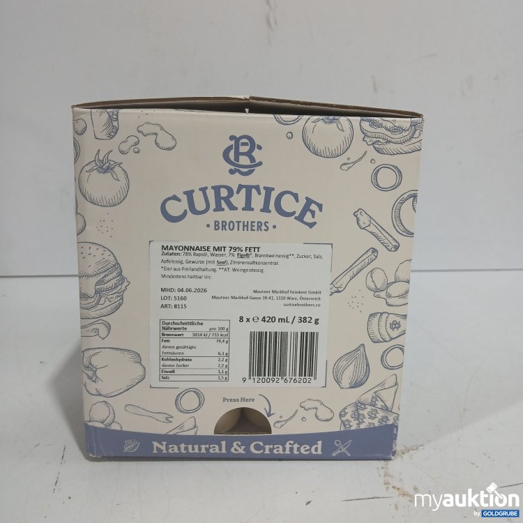 Artikel Nr. 939756 Artikel Nr. 939756: Curtice Mayonnaise mit 79% Fett 8x420ml