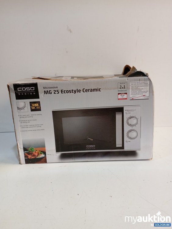 Artikel Nr. 941756 Artikel Nr. 941756: Caso Mikrowelle MG 25 Ecostyle Ceramic