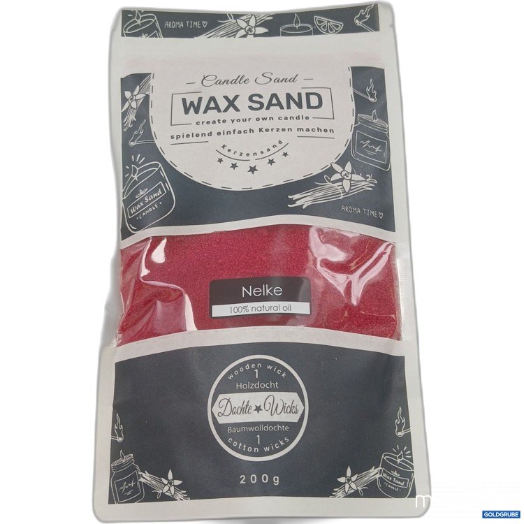 Artikel Nr. 970756: Candle Sand Wax Sand 200g Nelke 