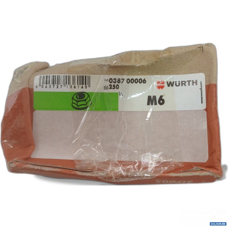 Artikel Nr. 997756 Artikel Nr. 997756: Würth M6 Sperrzahnmuttern 250Stk