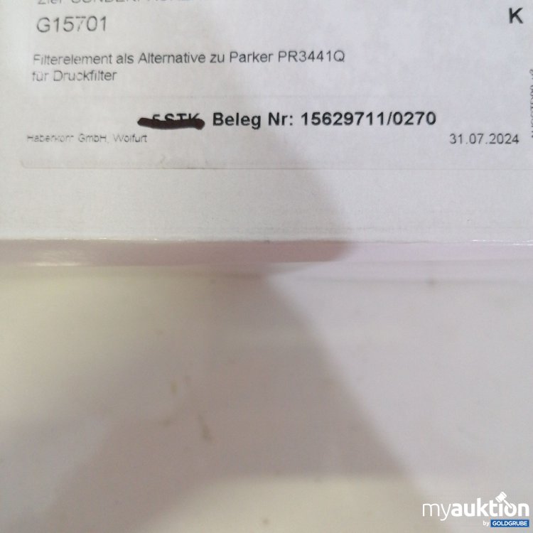 Artikel Nr. 380757 Artikel Nr. 380757: Filtrec Filtetelement als Alternative zu Parker PR3441Q für Druckfilter
