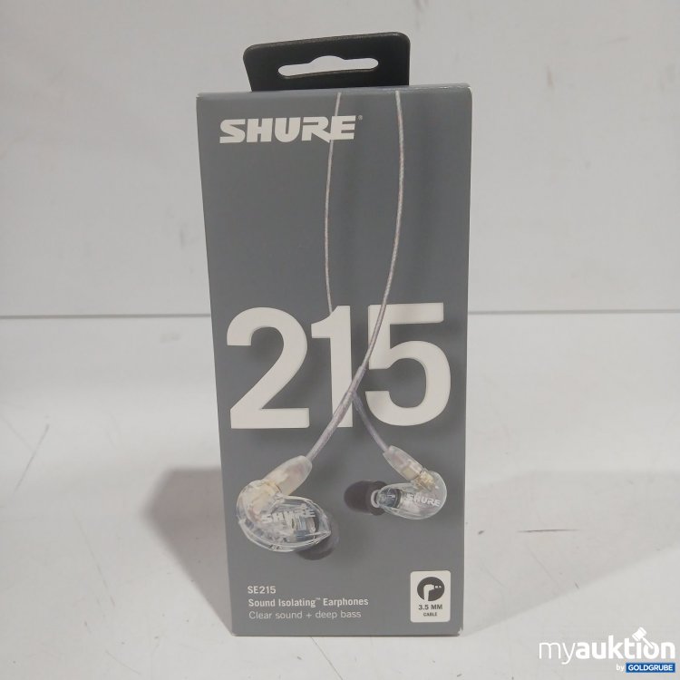 Artikel Nr. 468757 Artikel Nr. 468757: Shure SE215 Sound Isolating Earphones