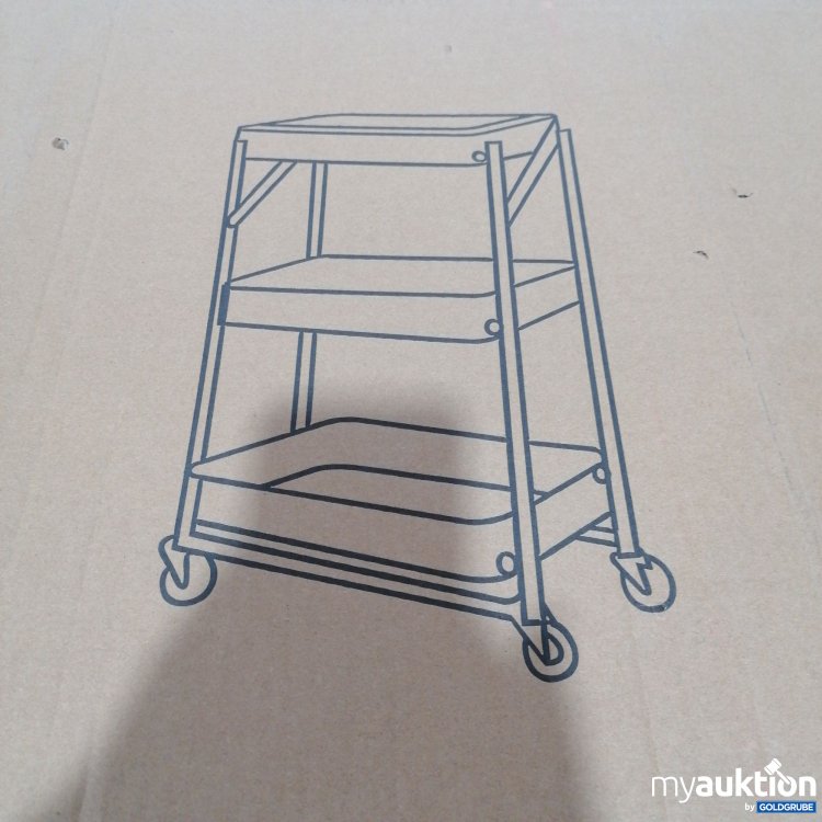 Artikel Nr. 835757 Artikel Nr. 835757: Regal auf Rollen schwarz 95x45x7cm
