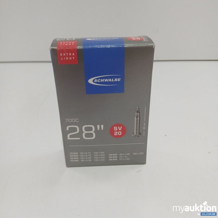 Artikel Nr. 839757: Schwalbe Fahrradschlauch 700C 28" SV20 