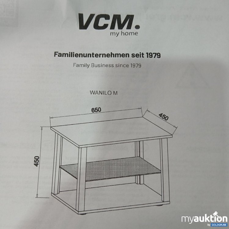 Artikel Nr. 850757: VCM Beistelltisch Wanilo M 