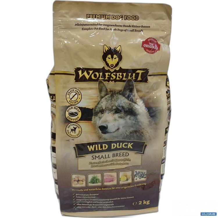 Artikel Nr. 896757: Wolfsblut Wild Duck Small Bread Entenfeisch mit Kartoffeln 2kg 