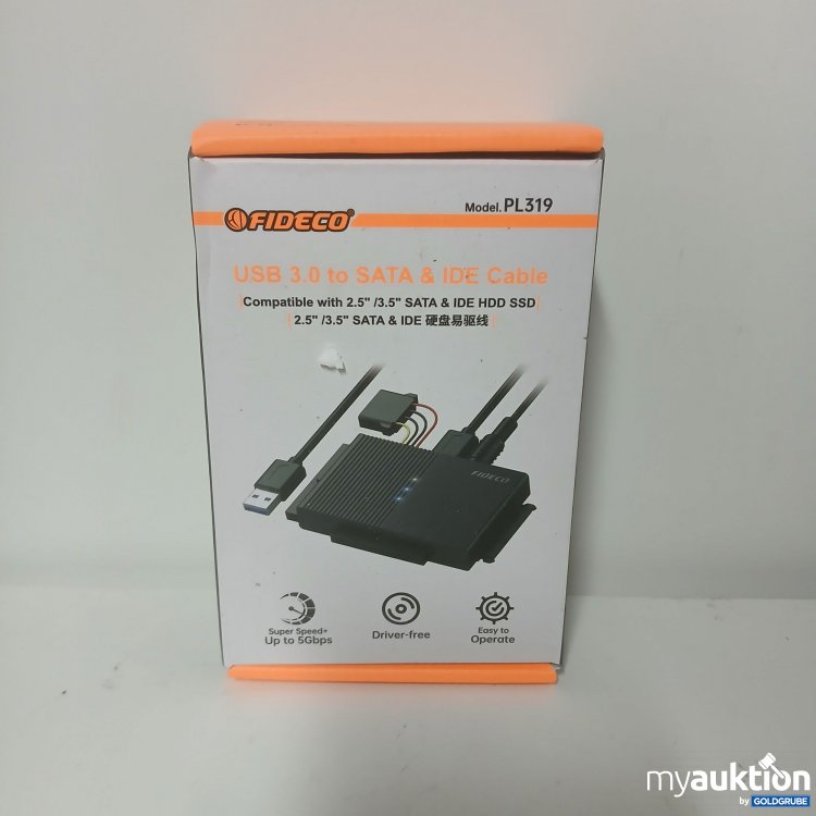 Artikel Nr. 916757: Fideco USB 3.0 to SATA & IDE Cable PL319