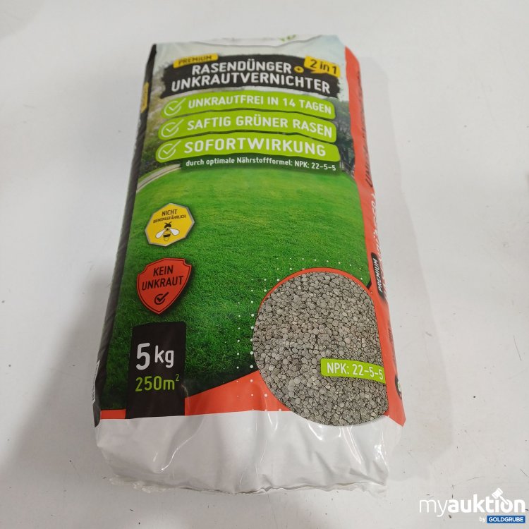 Artikel Nr. 962757: Terrauno Premium Rasendünger + Unkrautvernichter 5kg 